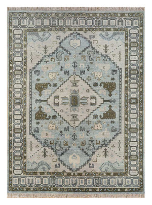 Tappeto di lana - 300 x 240 cm - argento