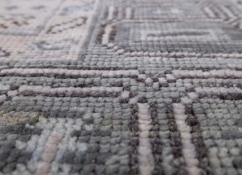 Tappeto di lana - 300 x 240 cm - argento