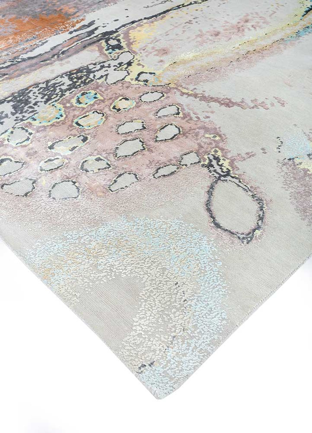 Tappeto di design - 450 x 360 cm - argento