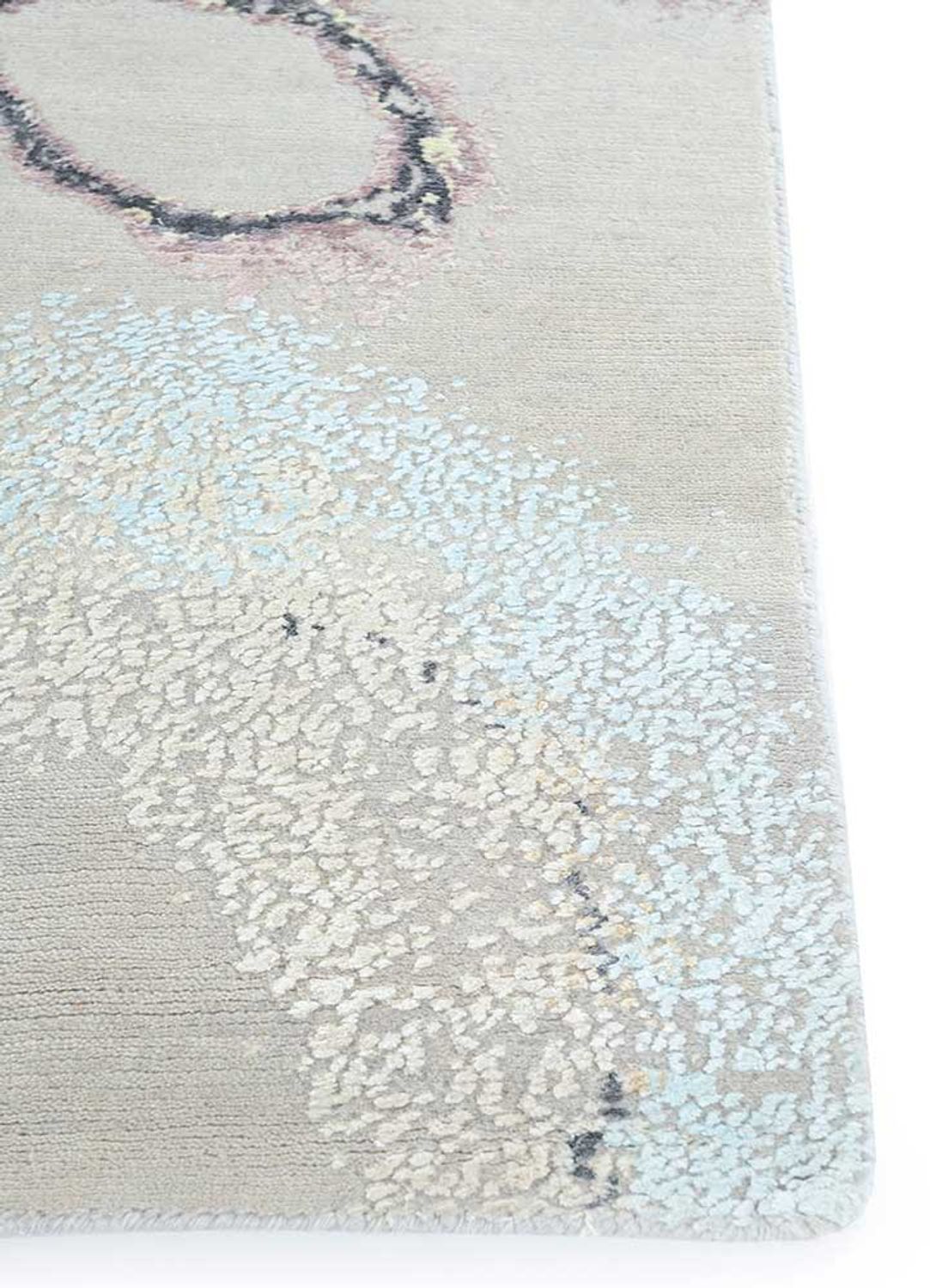 Tappeto di design - 450 x 360 cm - argento