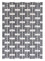 Tappeto di lana - 330 x 240 cm - bianco e nero