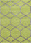 Tappeto di lana - 165 x 105 cm - verde chiaro