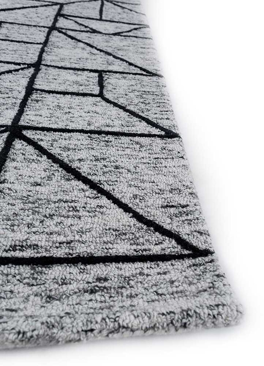 Tappeto di lana - 330 x 240 cm - grigio