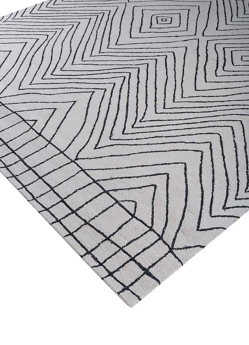 Tappeto di lana - 330 x 240 cm - grigio chiaro