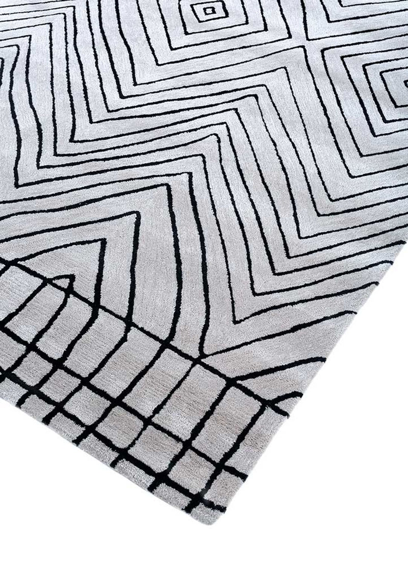 Tappeto di lana - 330 x 240 cm - grigio chiaro