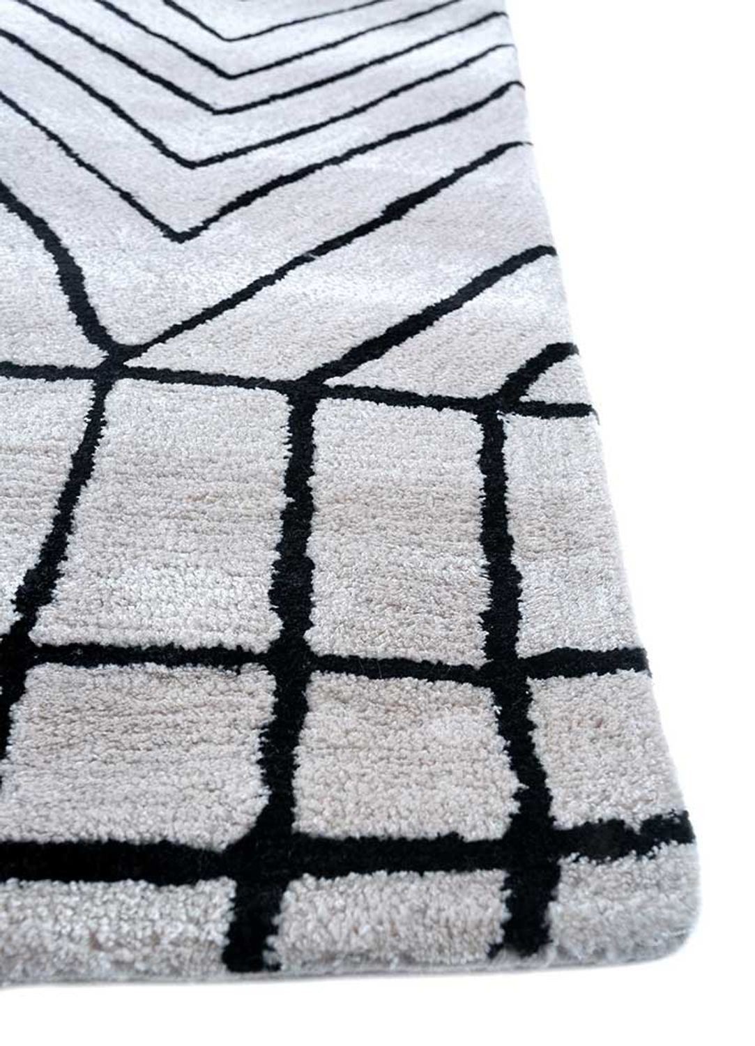 Tappeto di lana - 330 x 240 cm - grigio chiaro