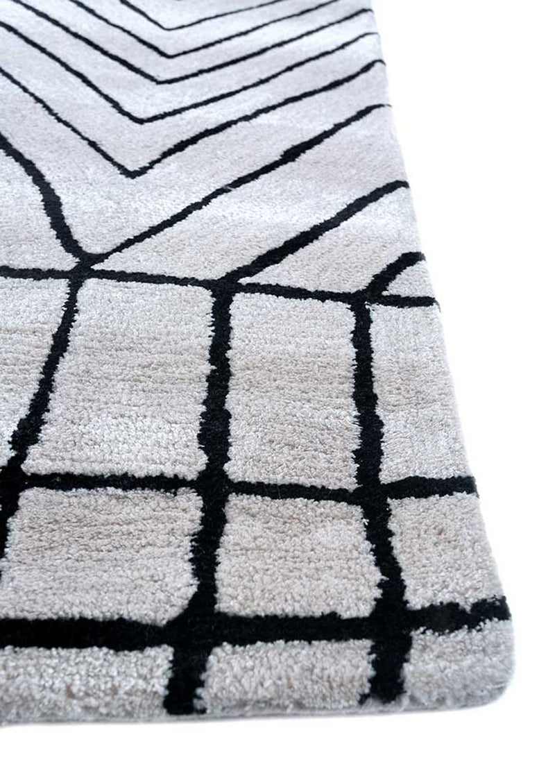 Tappeto di lana - 330 x 240 cm - grigio chiaro