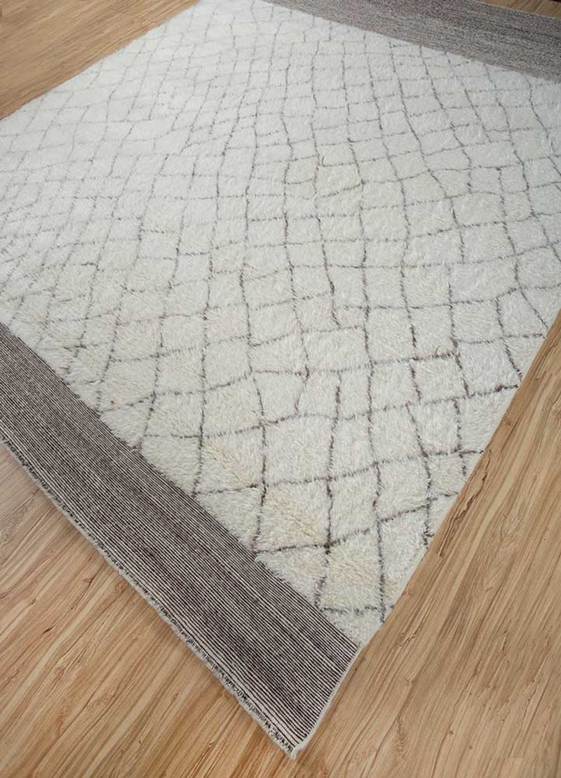 Tappeto di lana - 300 x 240 cm - crema