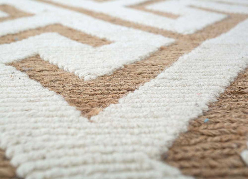 Tappeto di lana - 465 x 390 cm - beige