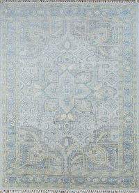 Tappeto di lana - 270 x 180 cm - blu chiaro