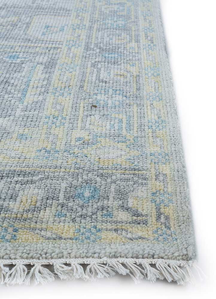 Tappeto di lana - 270 x 180 cm - blu chiaro