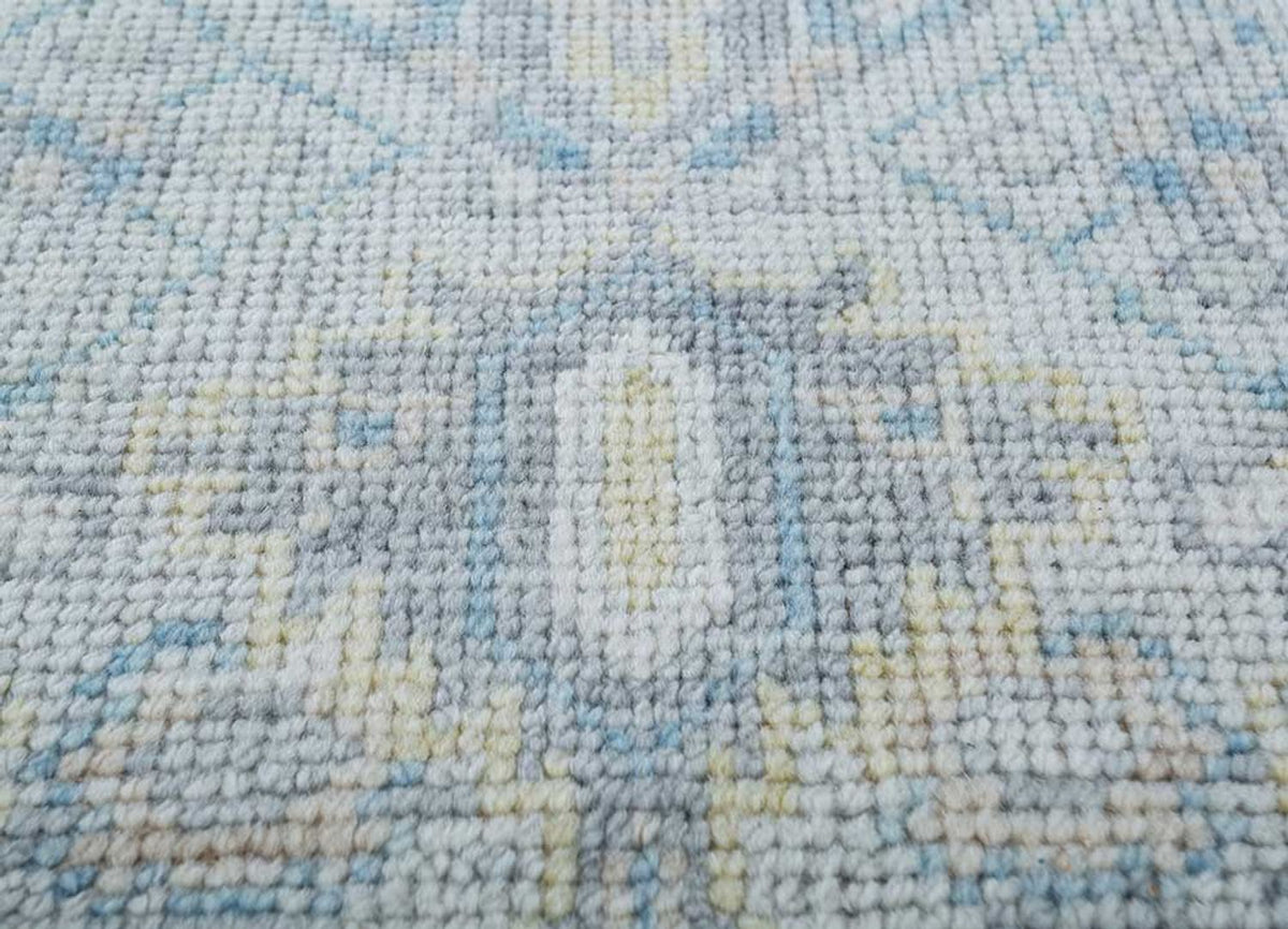 Tappeto di lana - 270 x 180 cm - blu chiaro