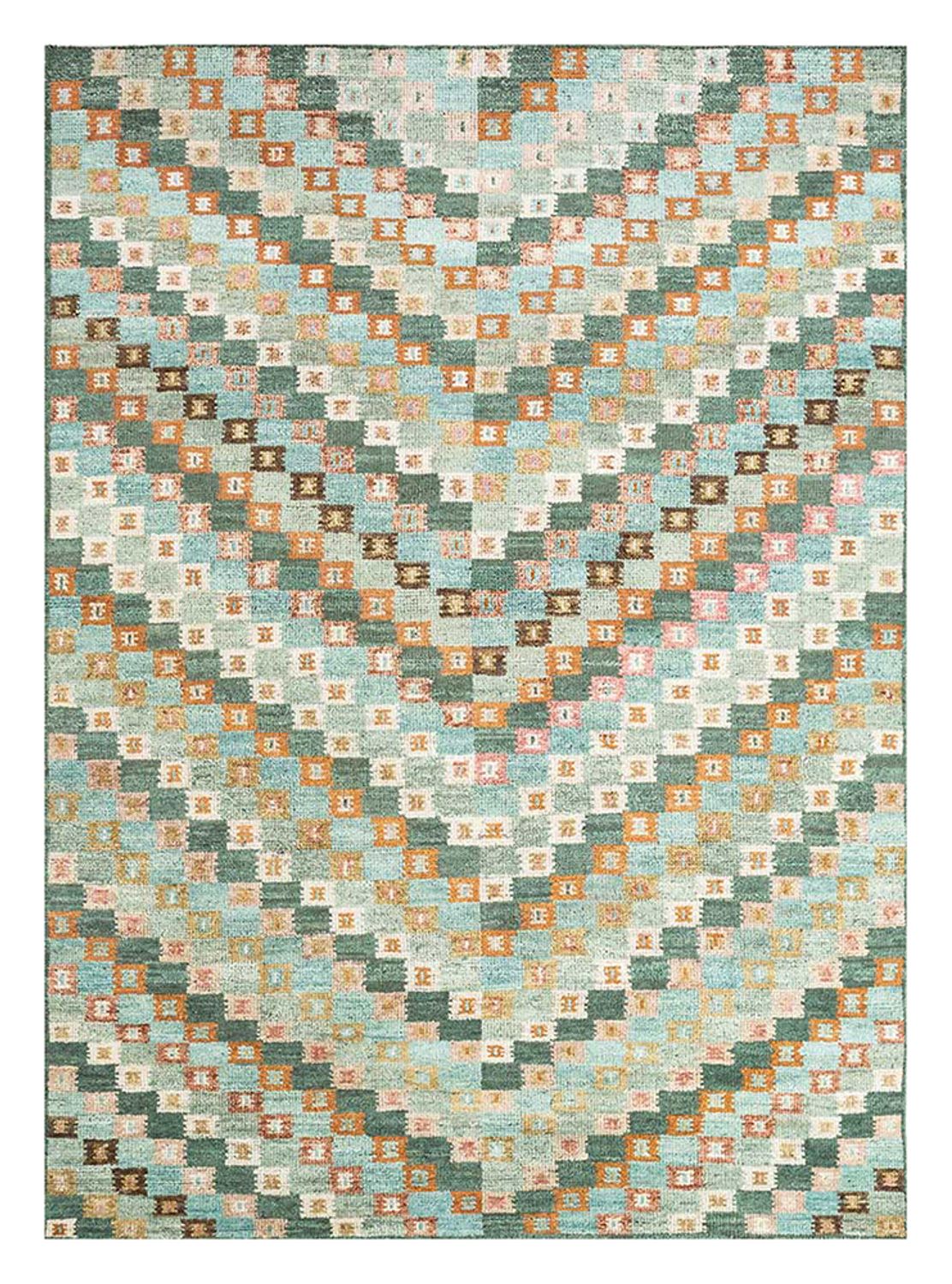 Tappeto di lana - 270 x 180 cm - arancione