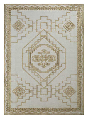 Tappeto di lana - 270 x 180 cm - crema