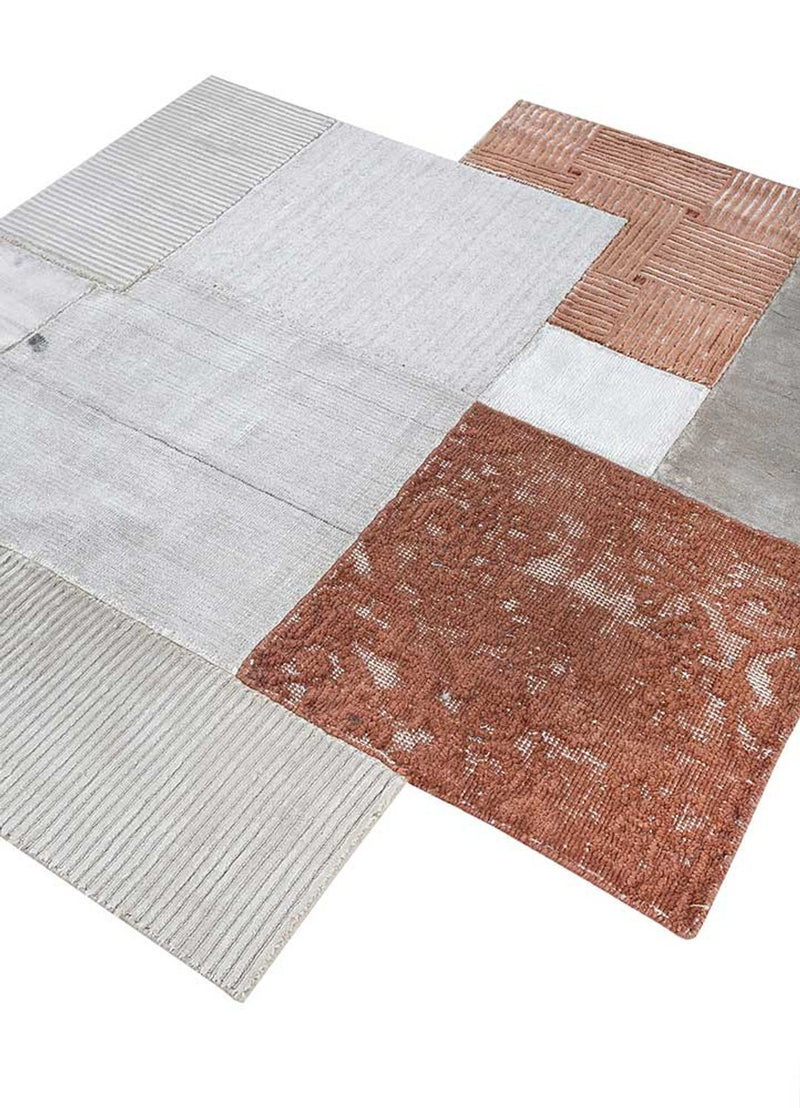 Tappeto di lana forma speciale  - 180 x 150 cm - crema