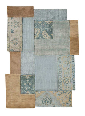Tappeto di lana forma speciale  - 180 x 120 cm - multicolore