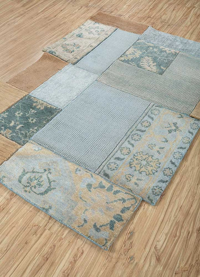 Tappeto di lana forma speciale  - 180 x 120 cm - multicolore