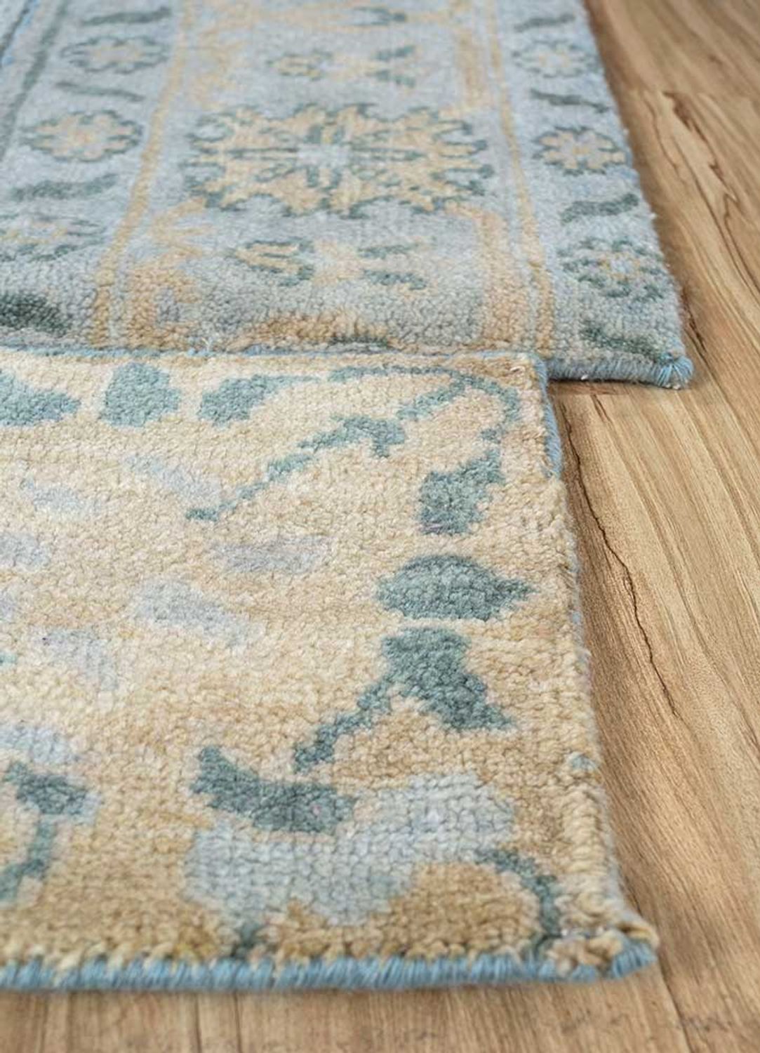 Tappeto di lana forma speciale  - 180 x 120 cm - multicolore