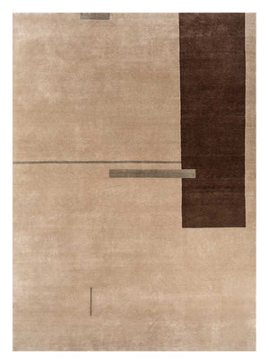 Tappeto di lana - 300 x 240 cm - marrone chiaro