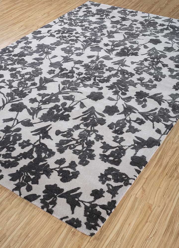 Tappeto di lana - 270 x 180 cm - bianco e nero