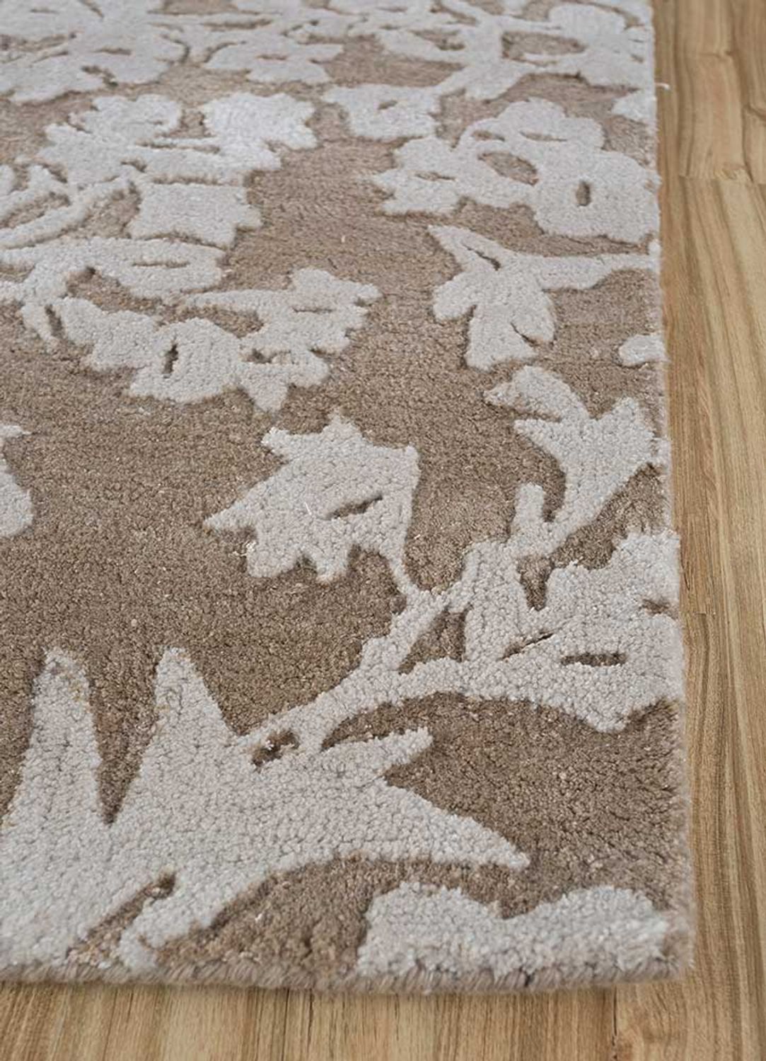 Tappeto di lana - 270 x 180 cm - bianco e nero