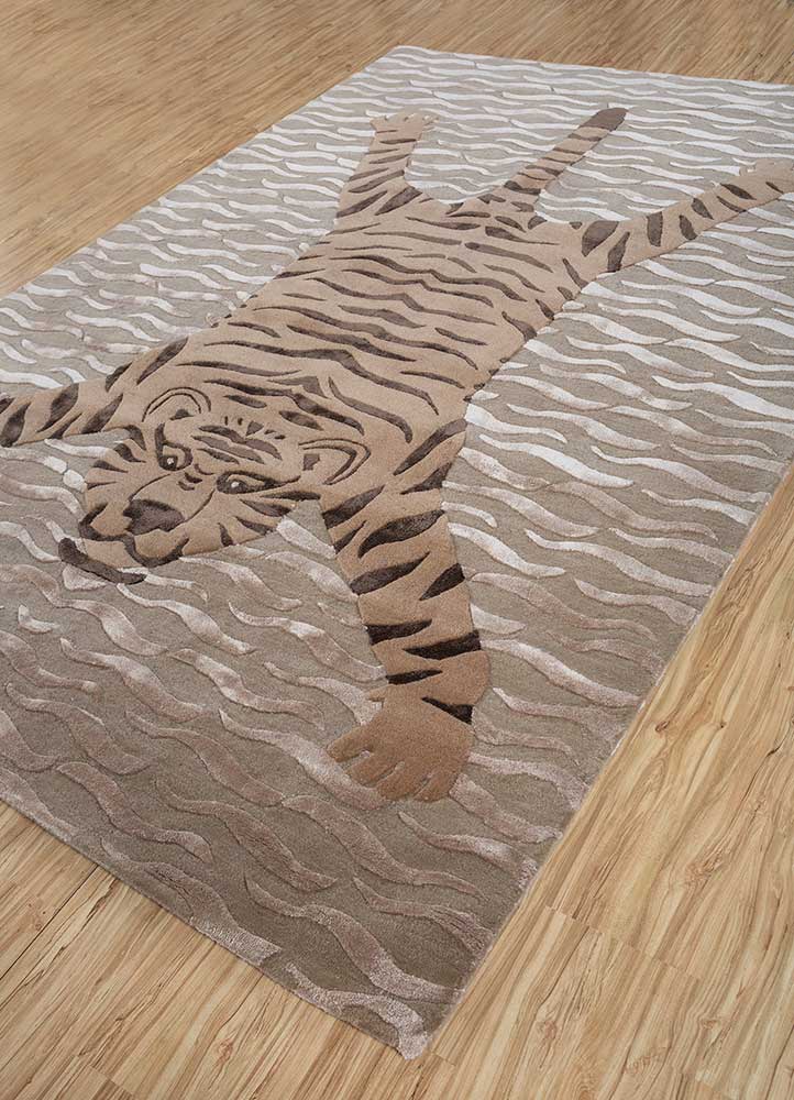 Tappeto di lana - 270 x 180 cm - beige
