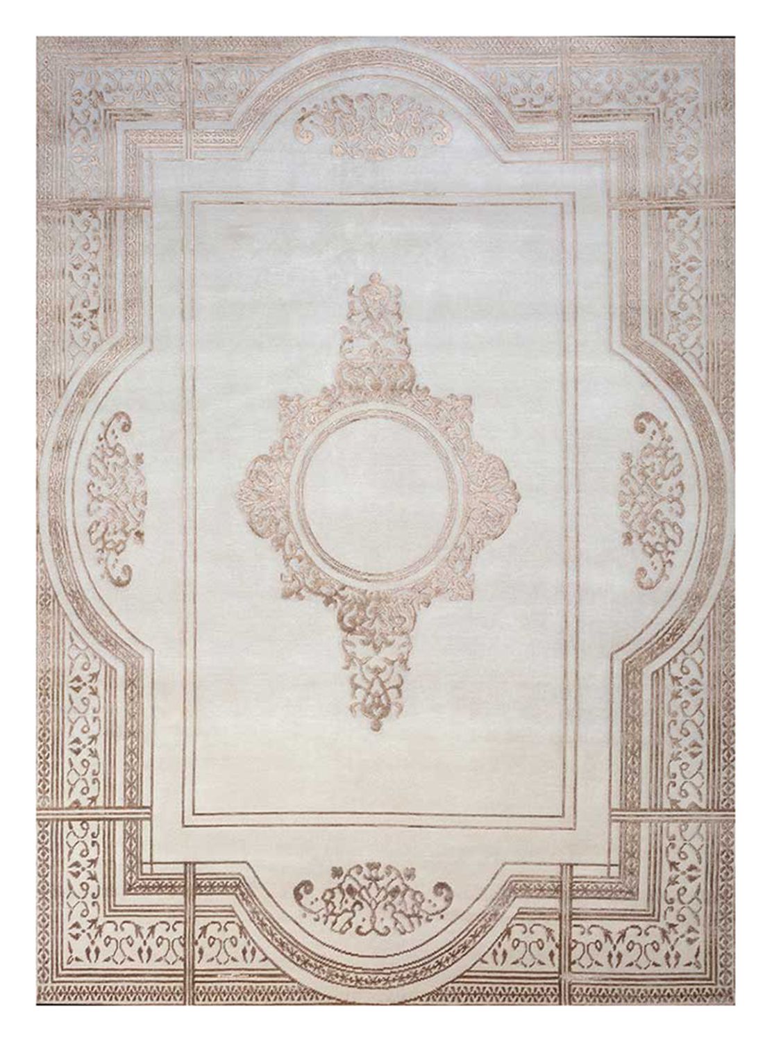 Tappeto di lana - 270 x 180 cm - grigio chiaro