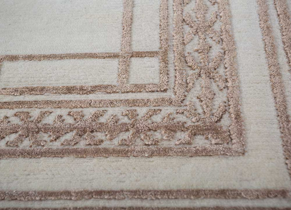 Tappeto di lana - 270 x 180 cm - grigio chiaro