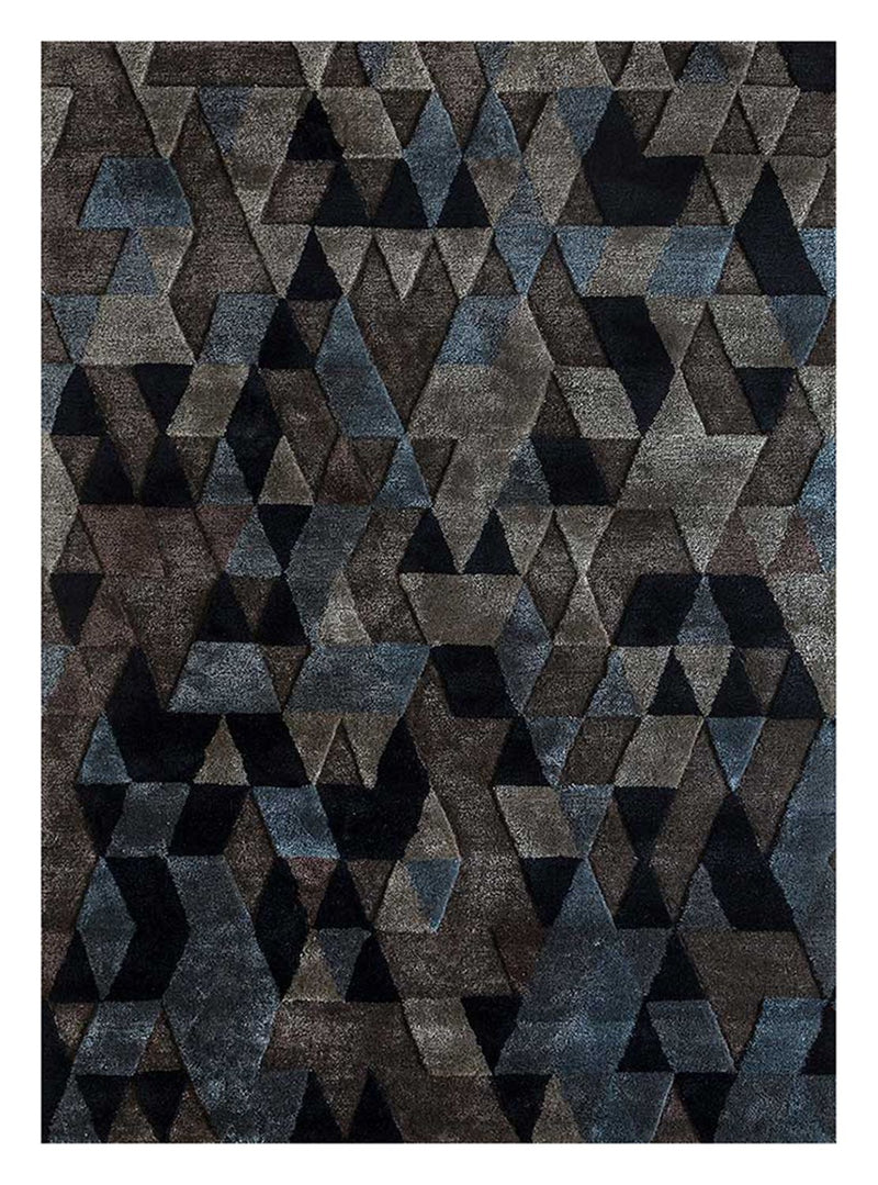 Tappeto di lana - 240 x 150 cm - antracite