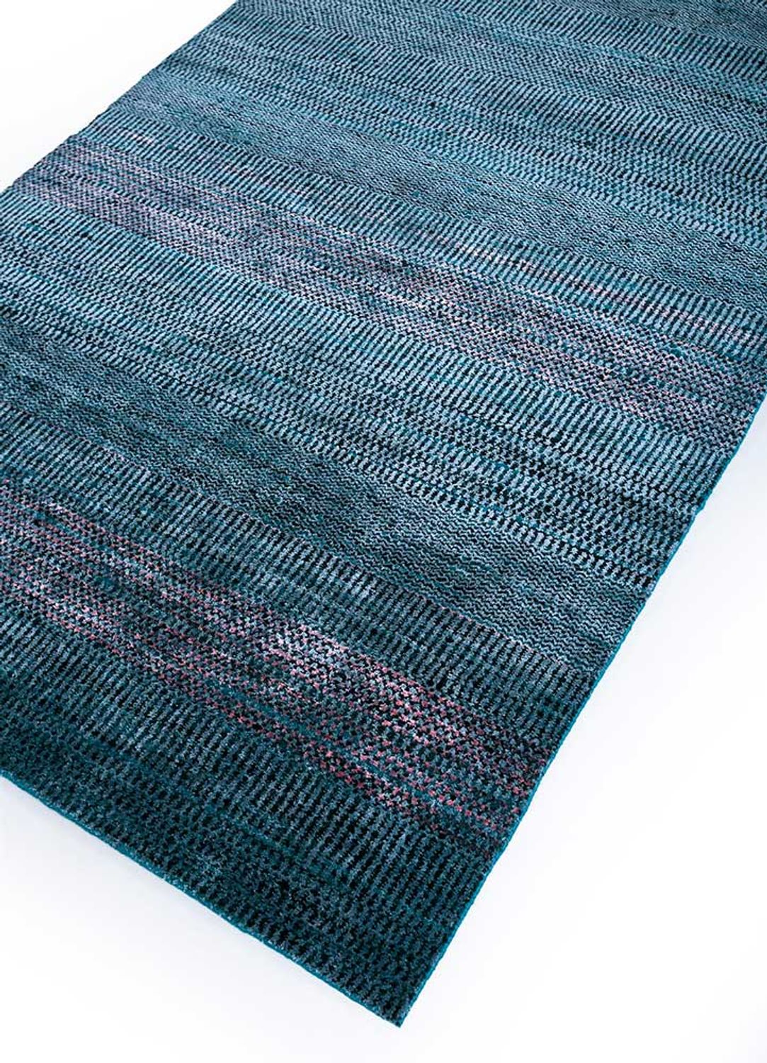 Tappeto di lana - 270 x 180 cm - blu scuro