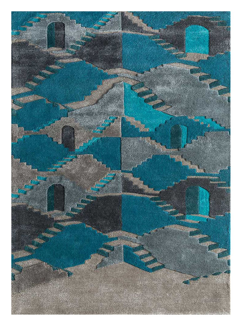 Tappeto di lana - 240 x 150 cm - multicolore