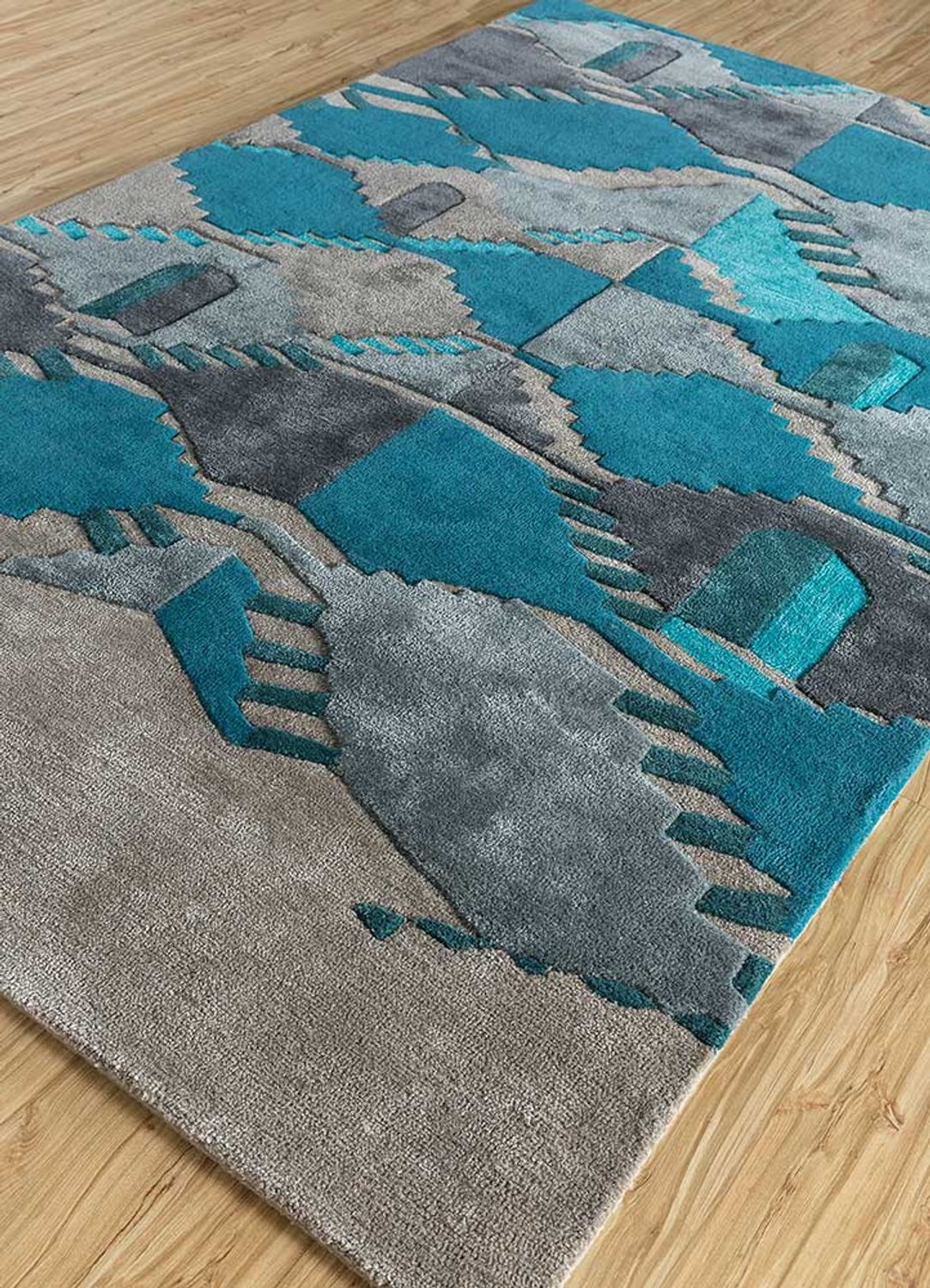 Tappeto di lana - 240 x 150 cm - multicolore
