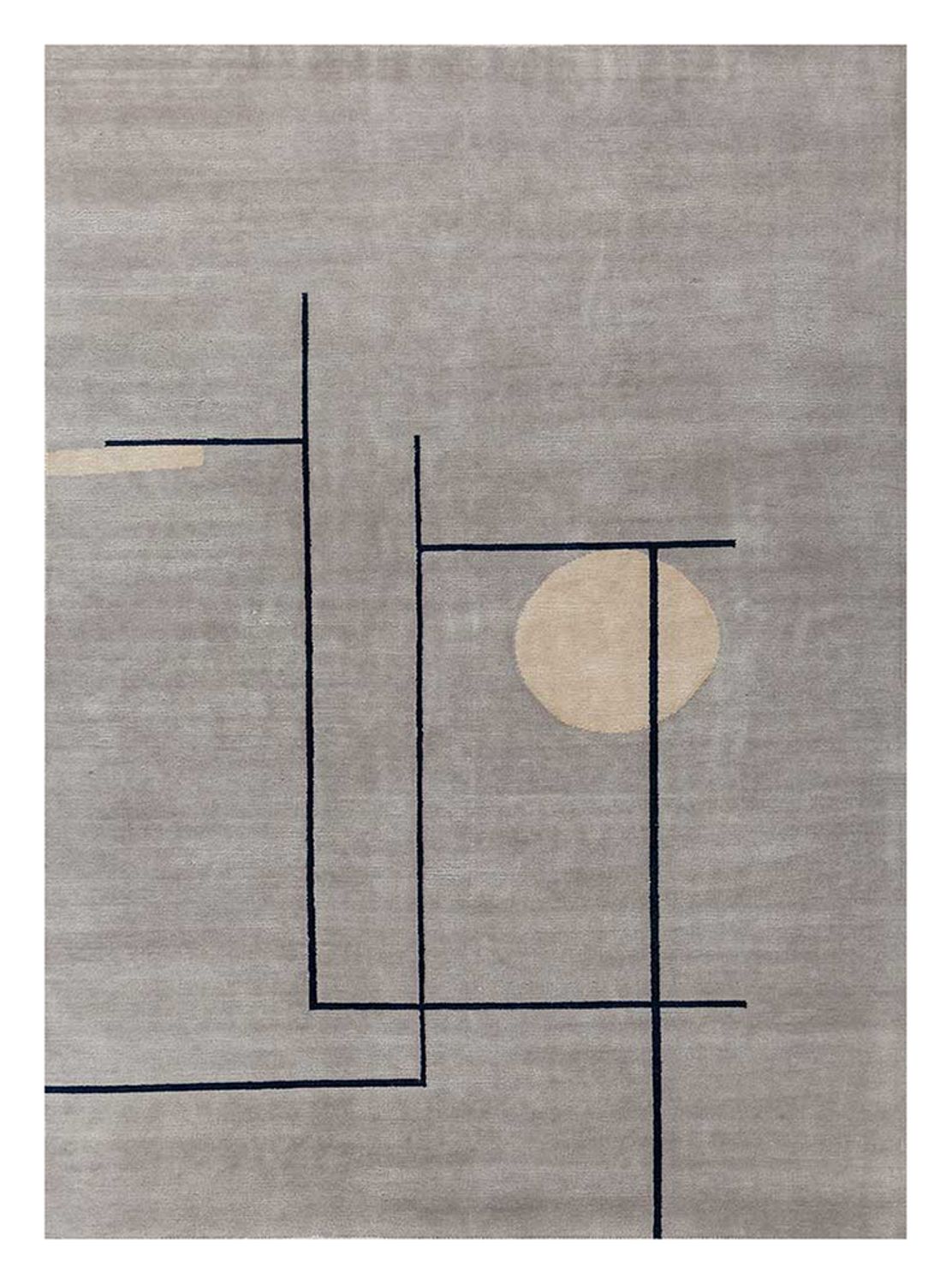 Tappeto di lana - 300 x 240 cm - grigio