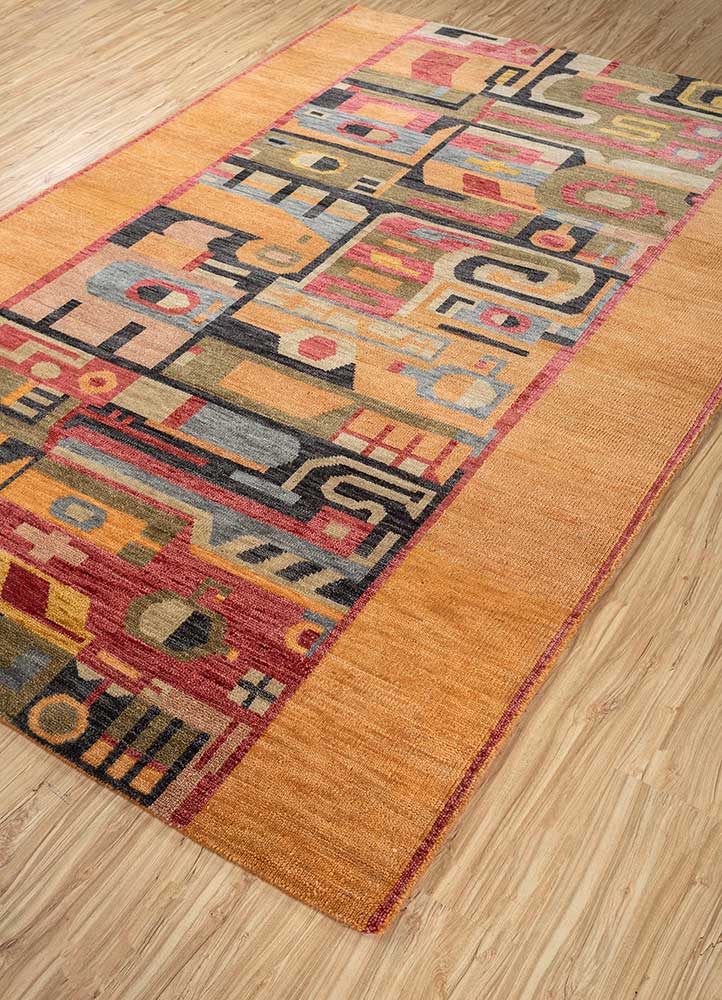 Tappeto di lana - 270 x 180 cm - arancione