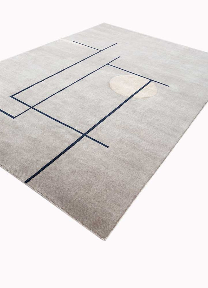 Tappeto di lana - 360 x 270 cm - grigio