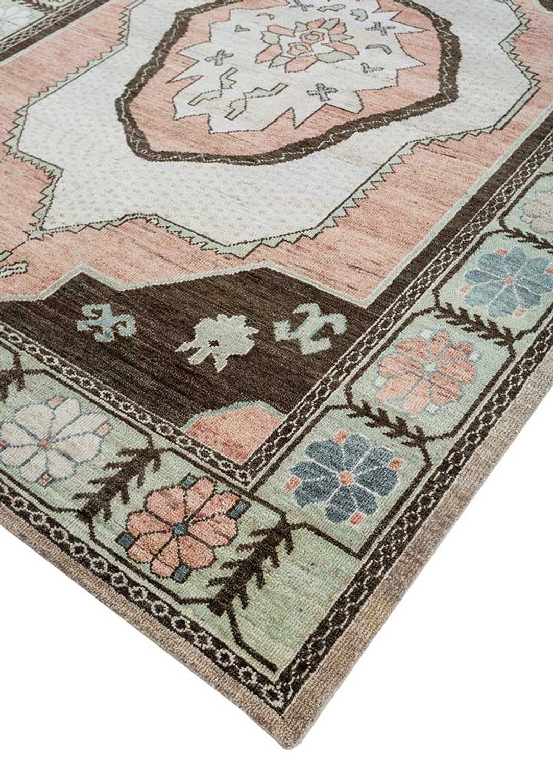 Tappeto di lana - 300 x 240 cm - salmone