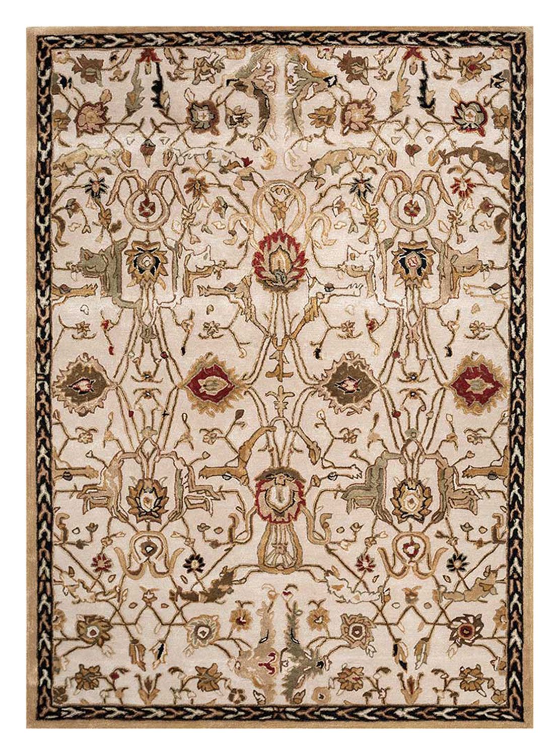 Tappeto di lana - 270 x 180 cm - crema
