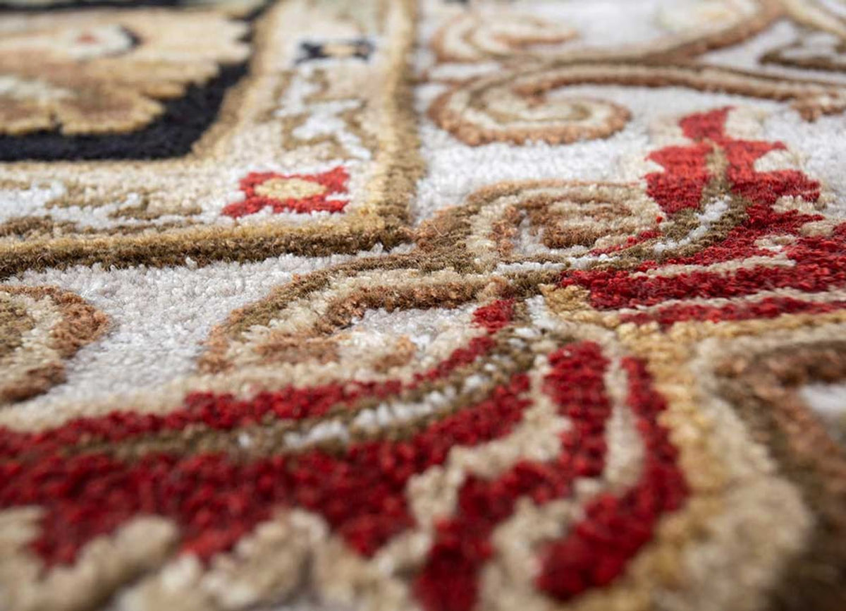 Tappeto di lana - 270 x 180 cm - beige scuro