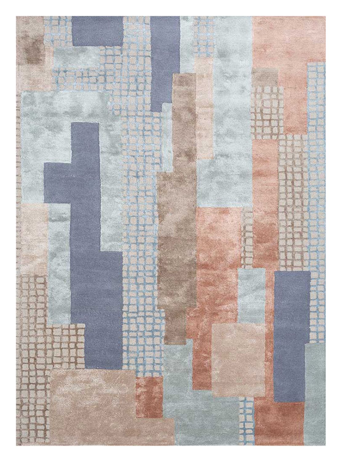 Tappeto di lana - 240 x 150 cm - multicolore