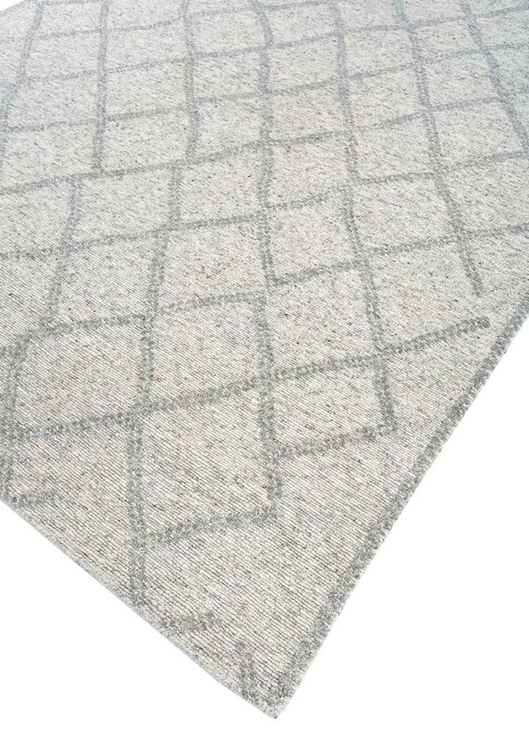 Tappeto di lana - 300 x 240 cm - argento