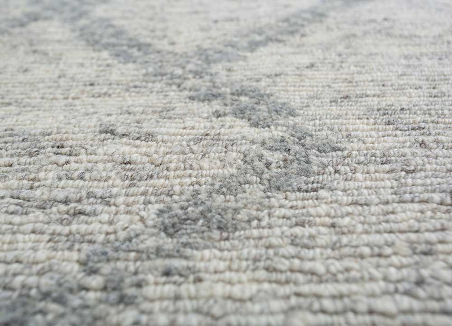 Tappeto di lana - 300 x 240 cm - argento