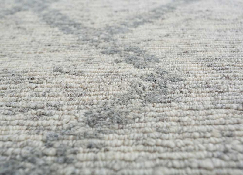 Tappeto di lana - 300 x 240 cm - argento