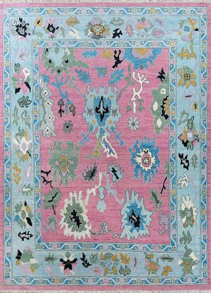 Tappeto di lana - 270 x 180 cm - rosa