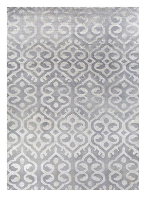 Tappeto di lana - 390 x 270 cm - grigio chiaro