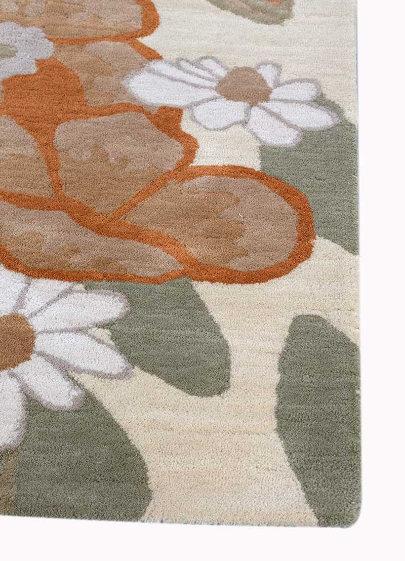 Tappeto di lana forma speciale  - 270 x 180 cm - multicolore