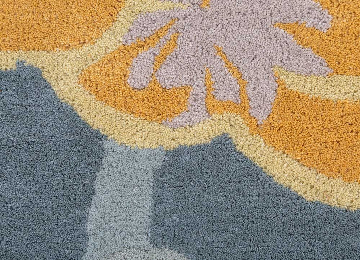 Tappeto di lana forma speciale  - 270 x 180 cm - multicolore