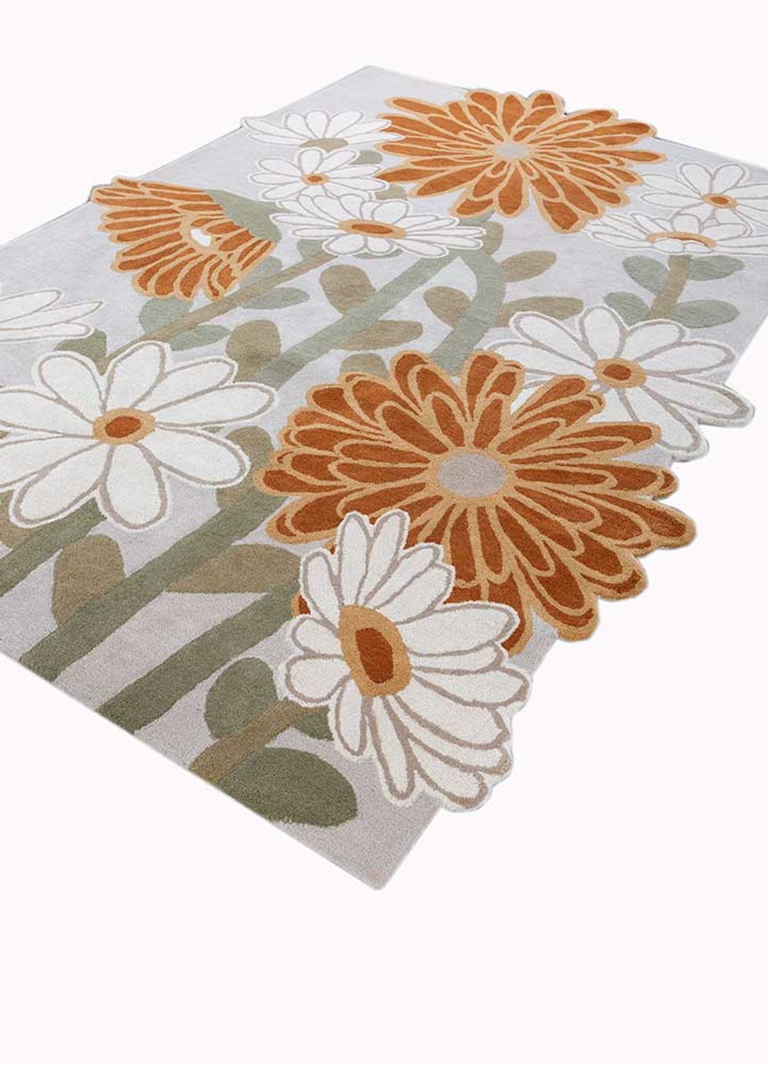 Tappeto di lana forma speciale  - 270 x 180 cm - multicolore