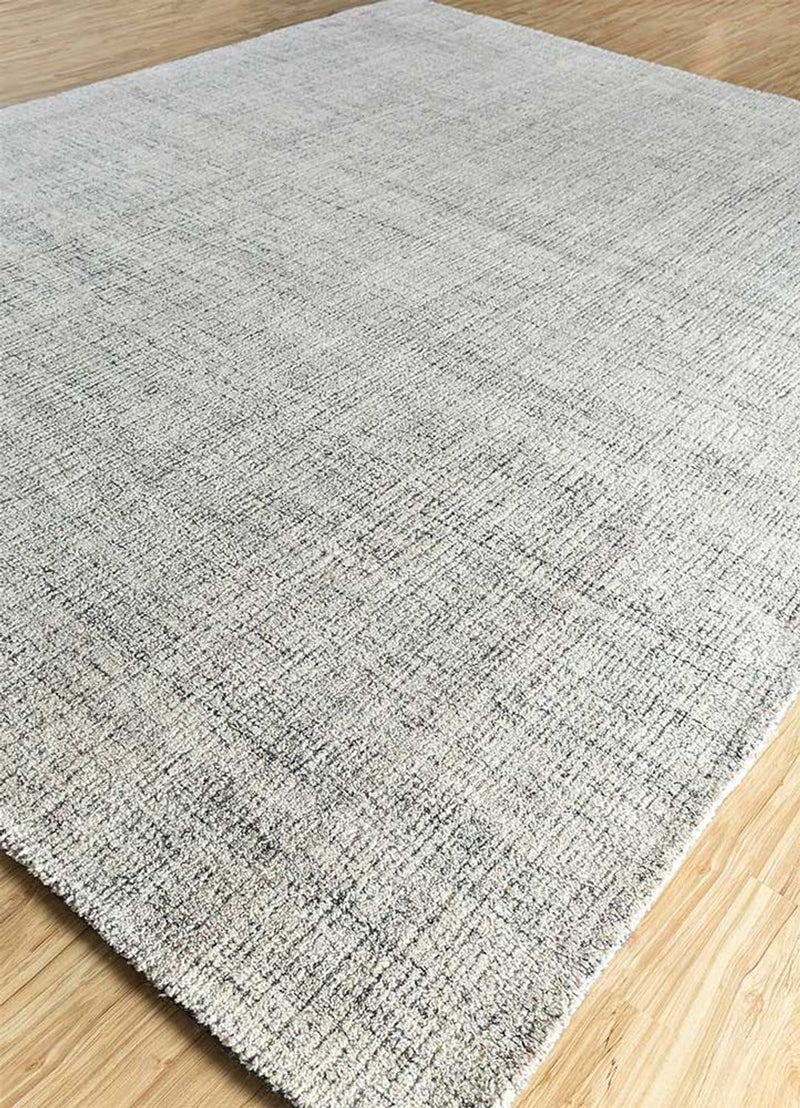 Tappeto di lana quadrato  - 120 x 120 cm - grigio chiaro