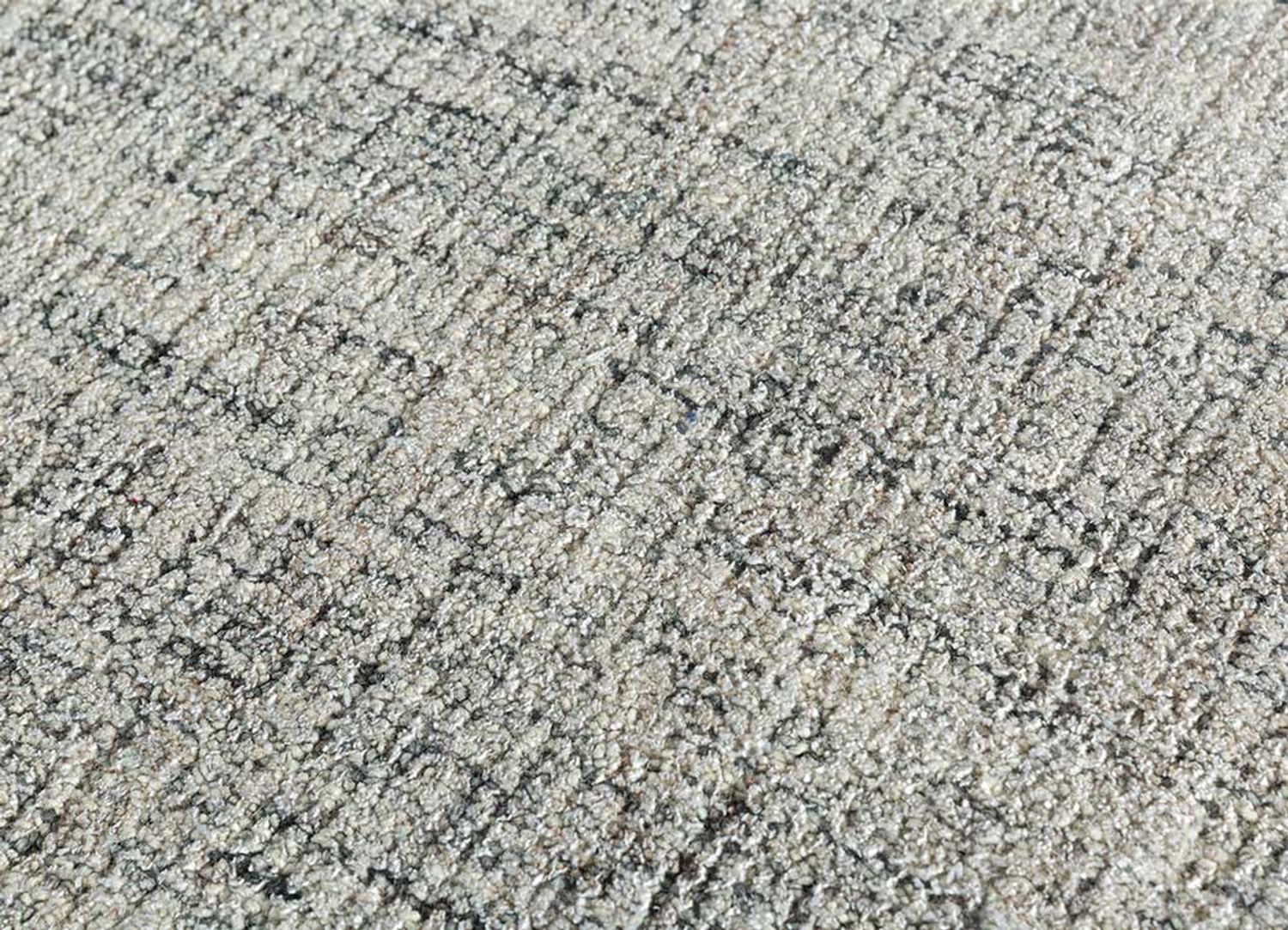Tappeto di lana quadrato  - 120 x 120 cm - grigio chiaro