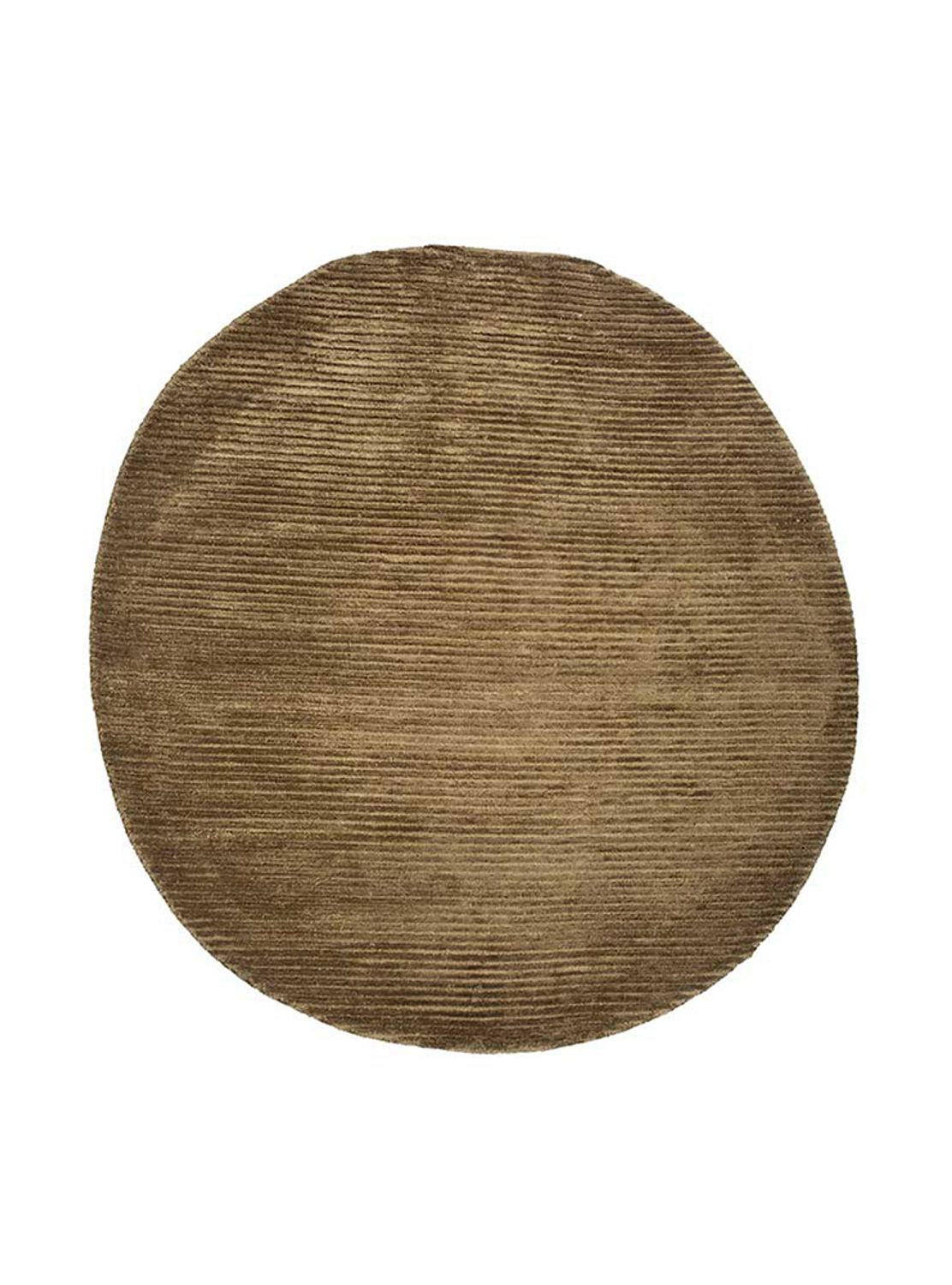 Tappeto di lana forma speciale  - 210 x 165 cm - beige scuro